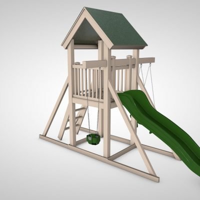 The Fort - Backyard Swing Set