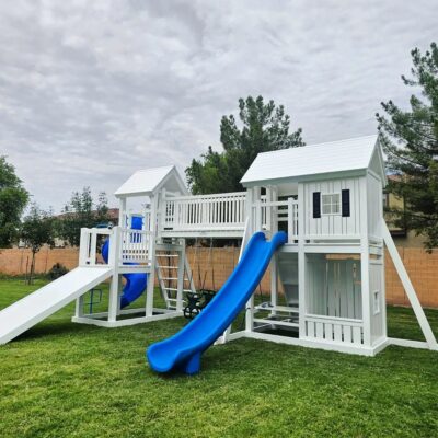 The Villa - Backyard Swing Set